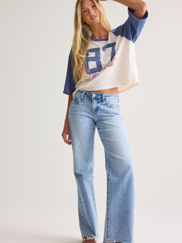 New York 87 Raglan Tee Detail 2 - AS Kids