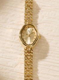 Gold Oblong Link Watch - ALTAR'D STATE KIDS