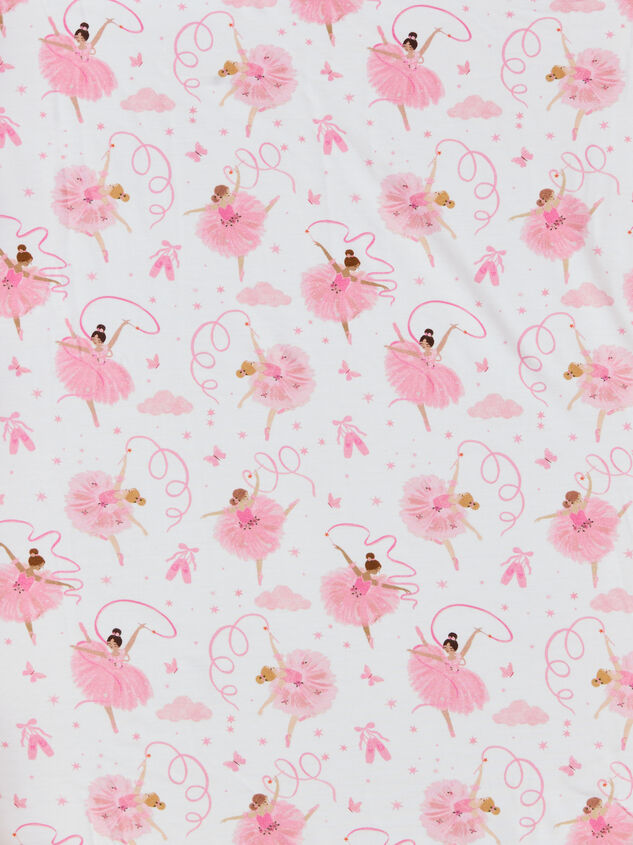Ribbon Ballerina Swaddle and Hat Detail 5 - AS Kids