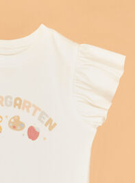 Flutter Sleeve Kindergarten Tee Detail 3 - AS Kids