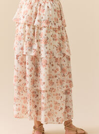 Evara Tiered Midi Skirt Detail 4 - ALTAR'D STATE KIDS