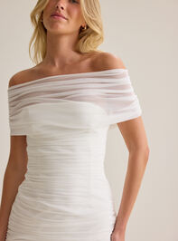 Serene One Shoulder Mini Dress Detail 3 - AS Kids