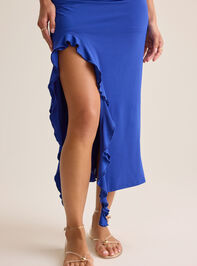 Kailen Strapless Ruffle Dress Detail 6 - AS Kids