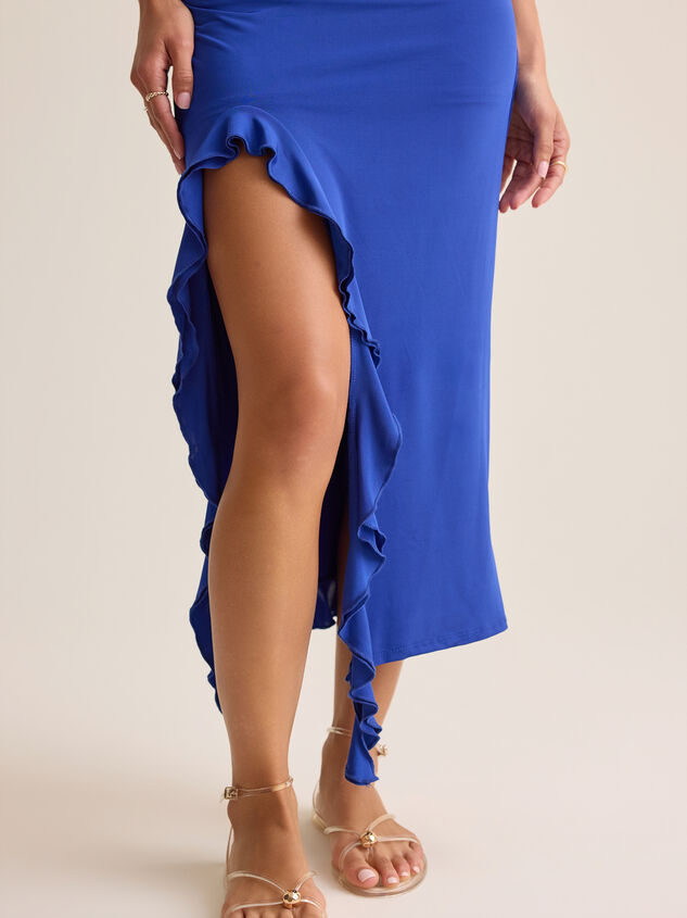 Kailen Strapless Ruffle Dress Detail 6 - AS Kids