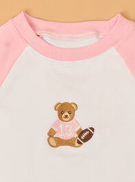 Emma Embroidered Tee and Plaid Skirt Set Detail 2 - AS Kids