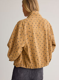 Fiona Polka Dot Funnel Jacket Detail 5 - AS Kids