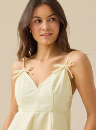 Calliope Denim Mini Dress Detail 4 - ALTAR'D STATE KIDS