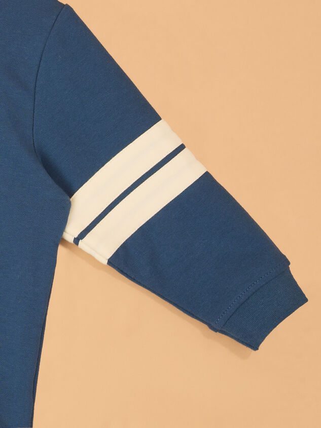 Frank Football Helmet Sweatshirt Detail 3 - AS Kids