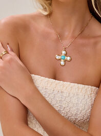 Seaside Grace Cross Necklace - AS Kids