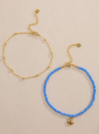 Beaded Shell Bracelet Set Detail 2 - ALTAR'D STATE KIDS