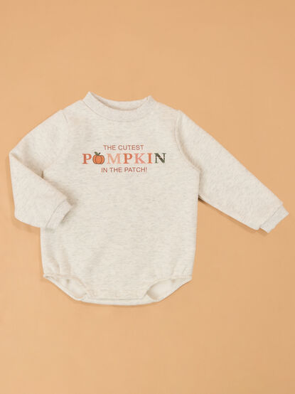 Cutest Pumpkin Graphic Bubble - AS Kids