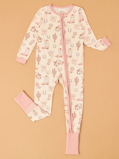 Boots and Bows Romper - AS Kids