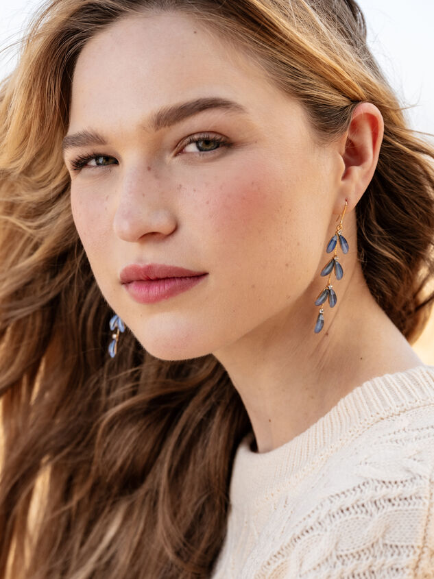 Resin Leaf Dangle Earrings - ALTAR'D STATE KIDS