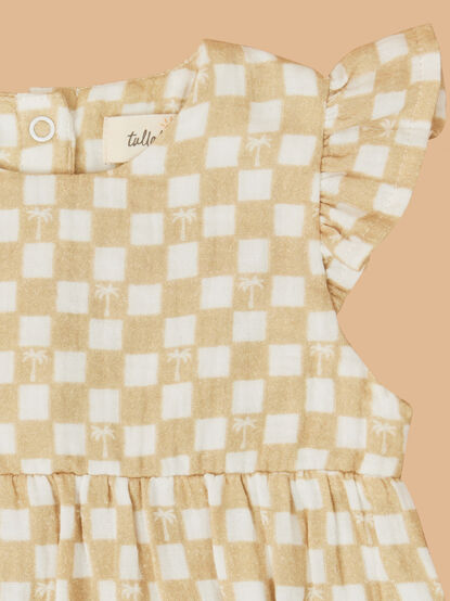 Palm Check Gauze Bubble - ALTAR'D STATE KIDS