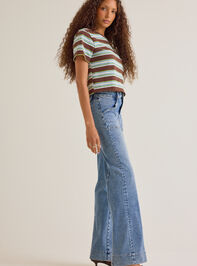 Ciara Front Seam Straight Leg Jeans Detail 4 - AS Kids