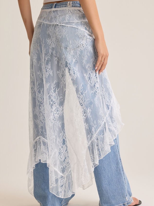 Eva Lace Slip Skirt Detail 5 - AS Kids