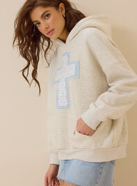Stitched In Faith Hoodie Detail 4 - ALTAR'D STATE KIDS