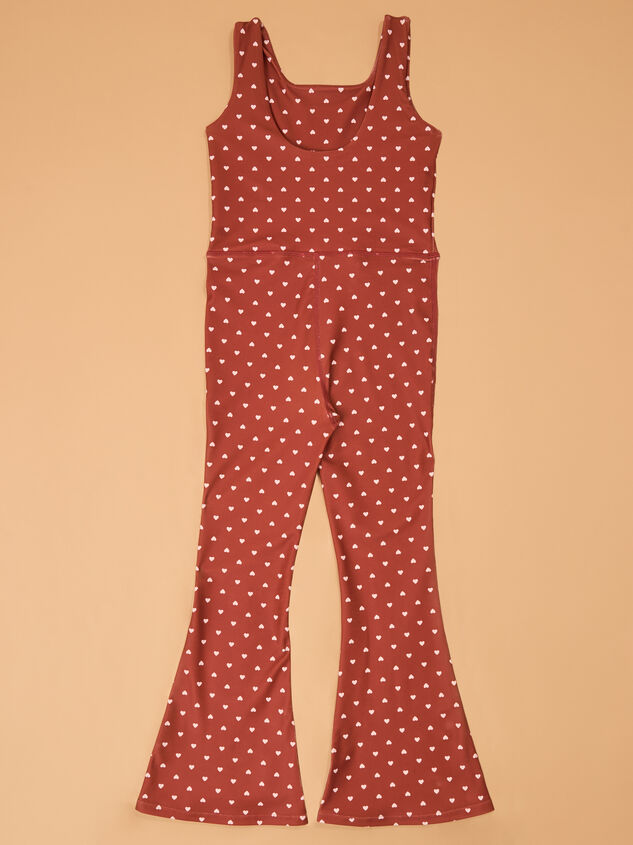 Hannah Heart Flare Jumpsuit Detail 3 - AS Kids