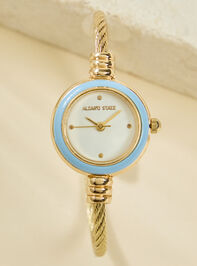 Cuff Enamel Round Watch - AS Kids