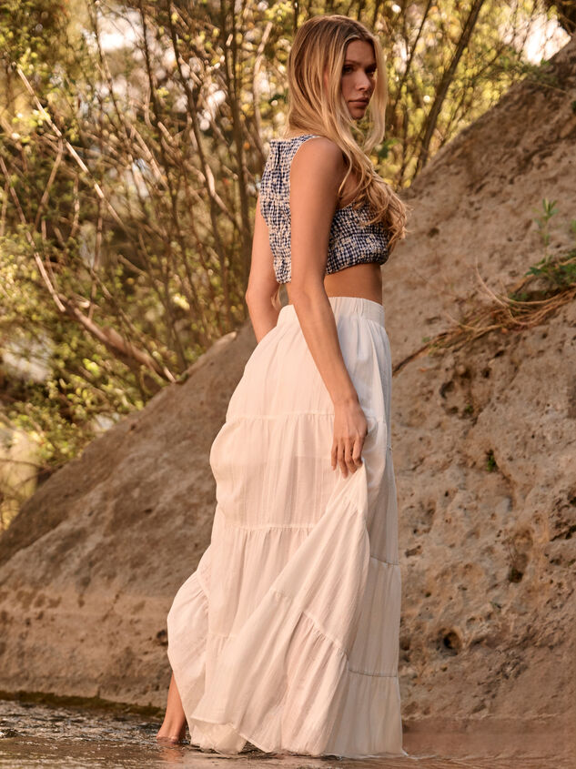 Paulette Gingham Smocked Top Detail 3 - ALTAR'D STATE KIDS