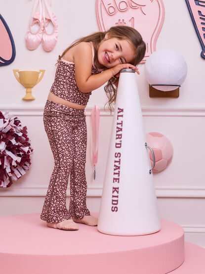 Gigi Leopard Flare Legging - AS Kids