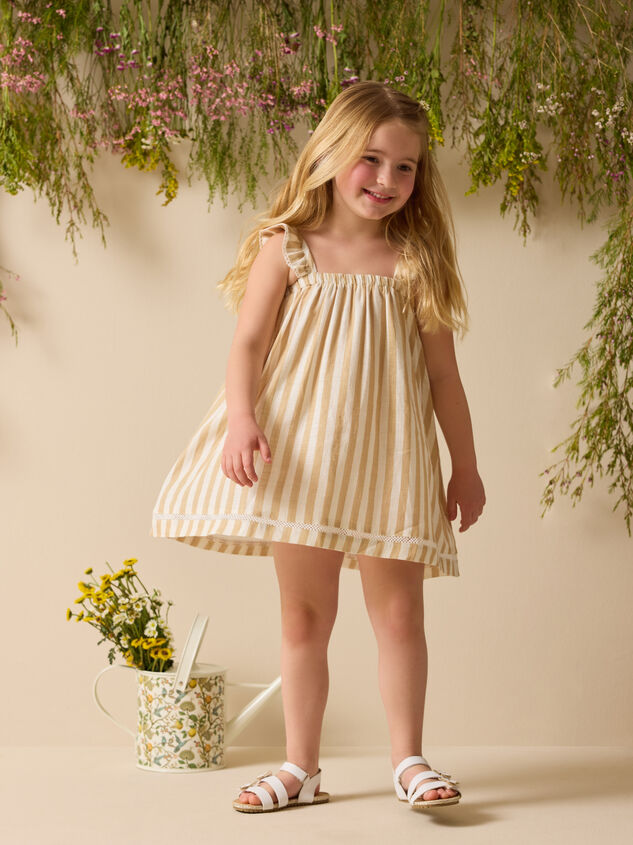 Cora Striped Dress Detail 2 - ALTAR'D STATE KIDS