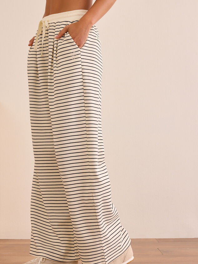 Fine Line Stripe Pant Detail 3 - AS Kids