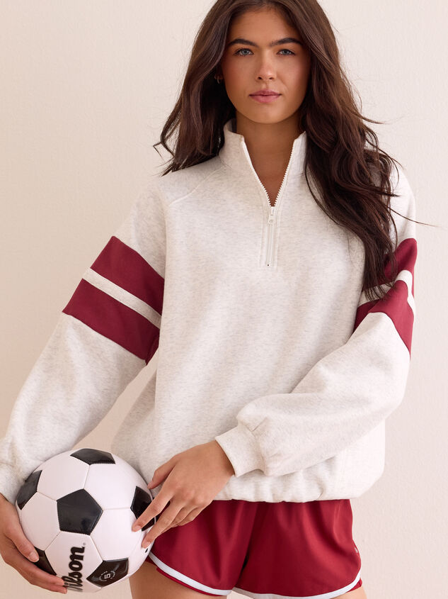 Baseline Quarter Zip Detail 3 - AS Kids