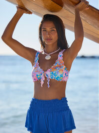 Poolside Smocked Shorts Detail 3 - AS Kids