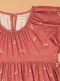 Haley Floral Toddler Dress Detail 2 - AS Kids