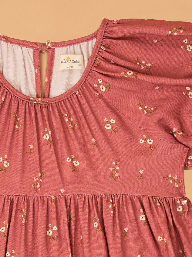 Haley Floral Toddler Dress Detail 2 - AS Kids