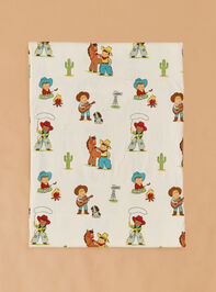 Vintage Cowboy Swaddle with Pony Blanky Detail 4 - ALTAR'D STATE KIDS