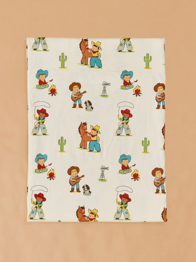 Vintage Cowboy Swaddle with Pony Blanky Detail 4 - ALTAR'D STATE KIDS