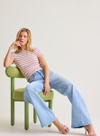 Becca Striped Thermal Tee Detail 3 - AS Kids