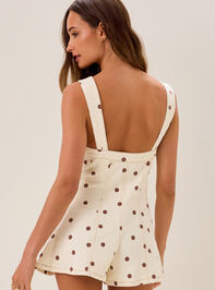 Darla Polka Dot Denim Romper Detail 3 - AS Kids