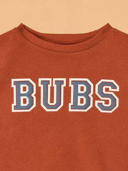 Bubs Graphic Long Sleeve Toddler Crewneck - AS Kids