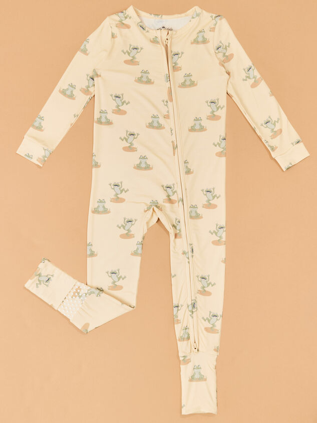 Dancing Frogs Romper Detail 2 - AS Kids