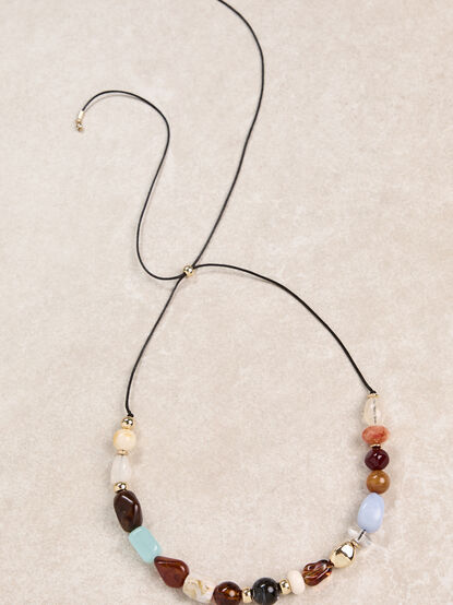 Tidal Drift Multi Colored Long Necklace - AS Kids