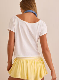 Varsity Outer Banks Off The Shoulder Tee Detail 6 - AS Kids