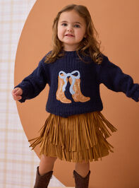 Willa Western Dress with Sweater Set - AS Kids