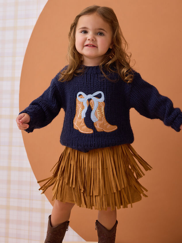 Willa Western Dress with Sweater Set - AS Kids