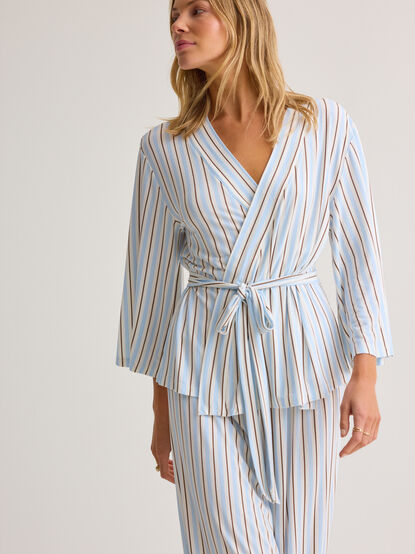 Rosalie Striped Kimono Top - AS Kids