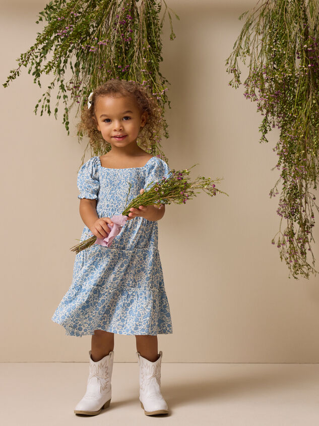 Ashley Floral Toddler Dress - ALTAR'D STATE KIDS
