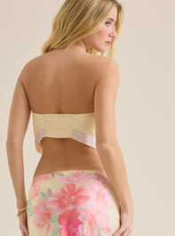 Luka Satin Floral Skirt Detail 6 - AS Kids