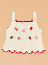 Claire Crochet Tank with Chambray Short Set Detail 2 - ALTAR'D STATE KIDS