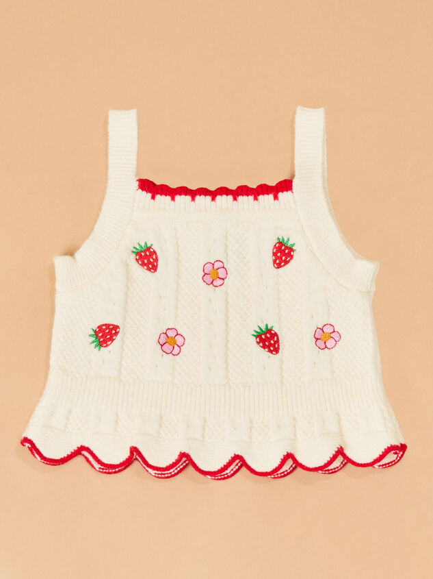 Claire Crochet Tank with Chambray Short Set Detail 2 - ALTAR'D STATE KIDS