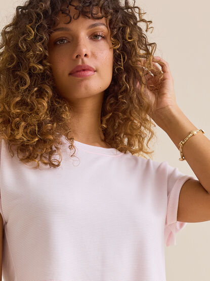 Abbey Cropped Stripe Tee - ALTAR'D STATE KIDS