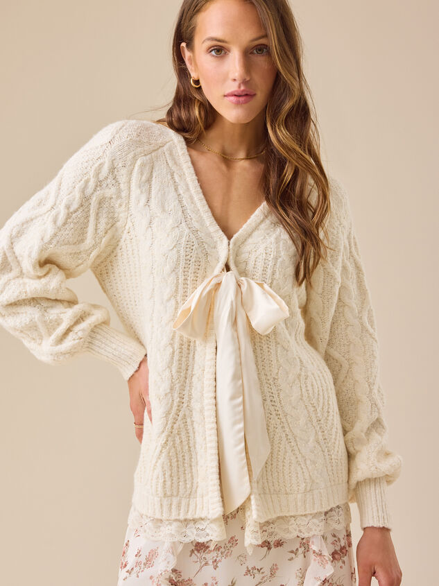 Violet Tie Front Cardigan - ALTAR'D STATE KIDS