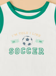 I'm Told I Like Soccer Top and Shorts Set Detail 3 - ALTAR'D STATE KIDS