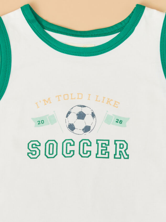 I'm Told I Like Soccer Top and Shorts Set Detail 3 - ALTAR'D STATE KIDS